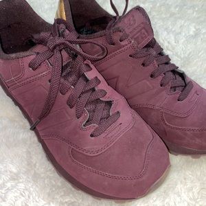New Balance 574 Super Nova Red Gold Burgundy US 8